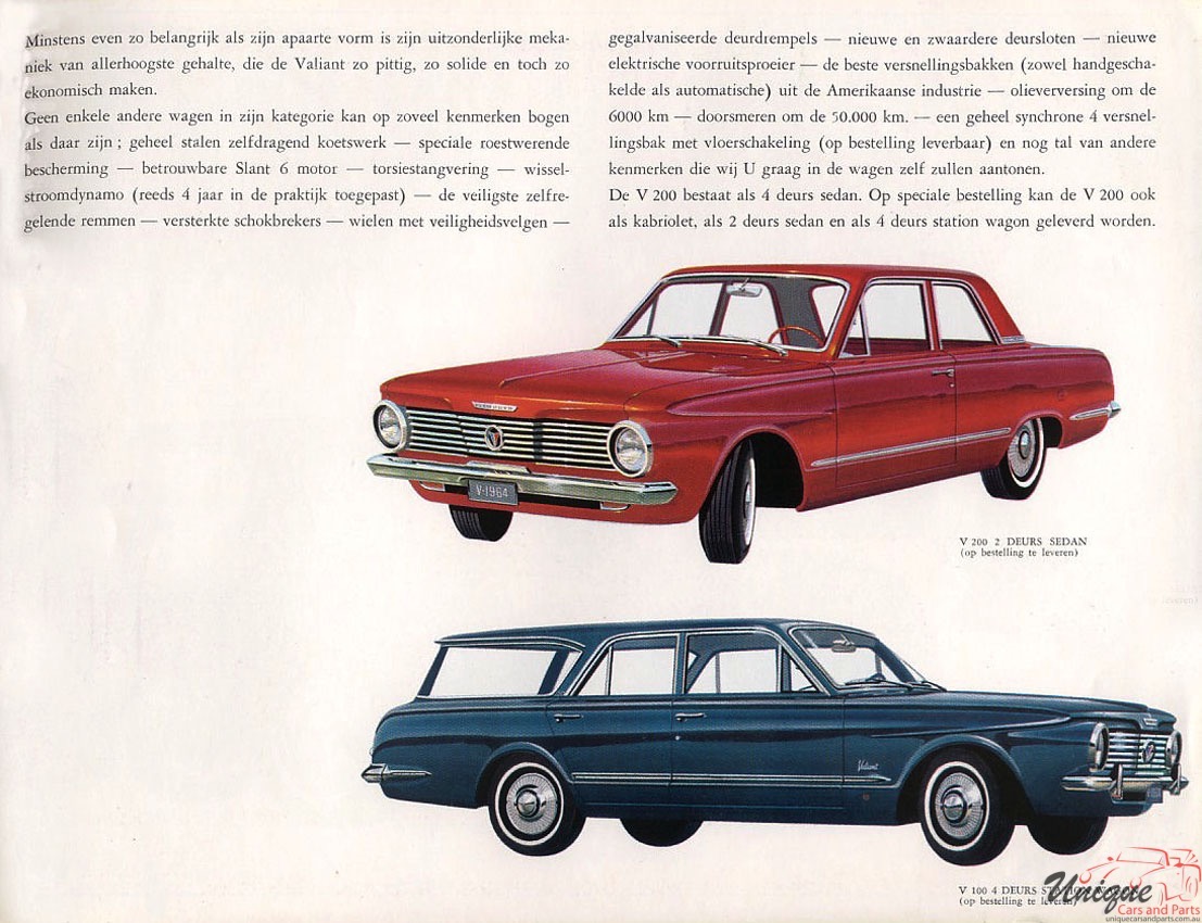 1964 Plymouth Valiant Brochure Page 2
